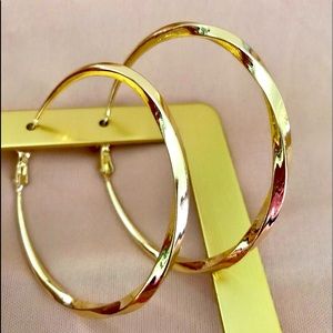 Big Round Hoop Earrings